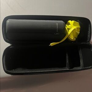 UE Black Speaker with charger and case